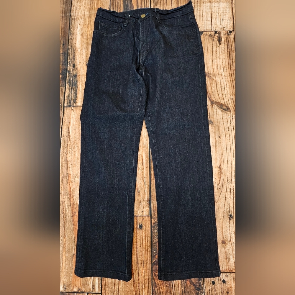 Blue Delta Jeans Men's 28x27  Custom Made Dark Wash Indigo Denim USA 5-Pocket